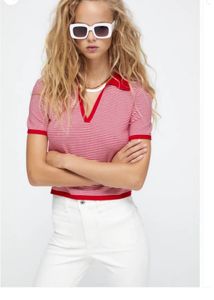 Zara Strip Polo Tshirt