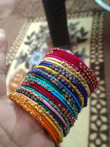Stylish Partywear Multi Colour Bangles
