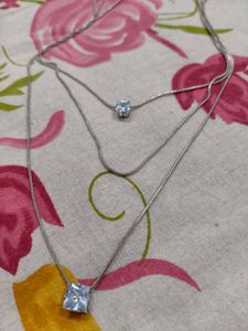 Layered Silver Necklace