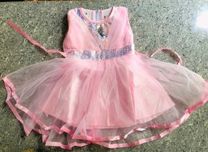 Pink Sequin Princess Dress