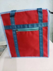 Red & Blue Tote Bag