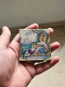 Antique Victorian Mirrored Compact