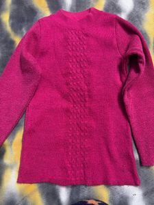 Magenta Knit Sweater