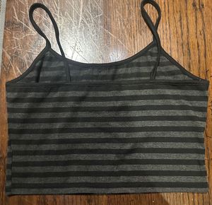 Striped Crop Tank Top