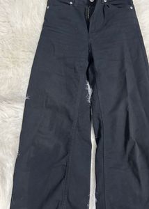 H&amp;M Wide Leg Twill Jeans/ Trouser