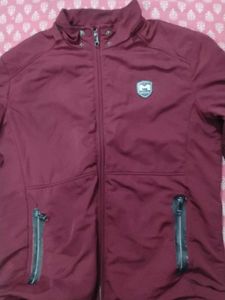 Burgundy Casual Jacket