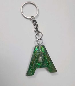 'A' Initial Keychain