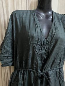Forever21 Green Adjustable  Jumpsuit