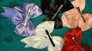 Satin Bow🎀 Hair Accessories(Pack Of 5)