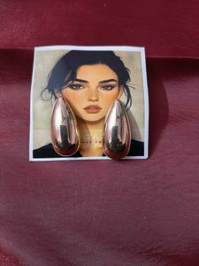 Statement Gold Tone Earrings