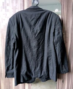 Checkered Jet Black Mens Blazer
