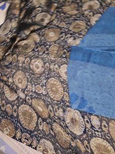 Printed Saree  With Blouse