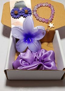 Purple Hair Accessory Hamper