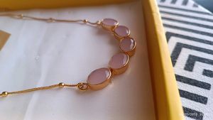 Rose Quartz Necklace Set