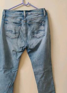 Ripped Blue Denim Jeans