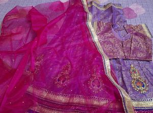 ❗️PRICE DROPPED❗️Pretty Pink-Purple Lehenga Choli