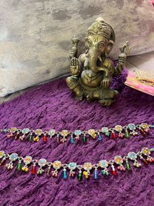 Anklets with Colorful Gemstone Charms