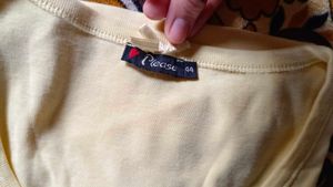 Pale Yellow Basic Tee