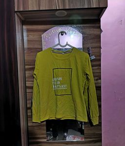 Mustard Yellow Graphic Tee
