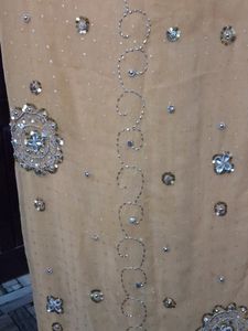 Beautiful Heavy Work Saari With Blouse