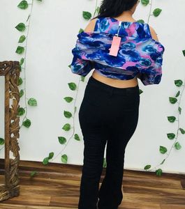 Multicolour Crop Top