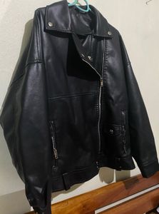 Black Faux Leather Jacket