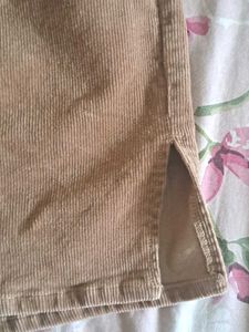 Shinestar Beige Mini Skirt