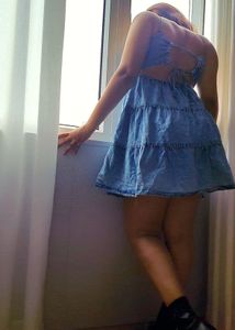 Denim Babydoll Dress