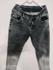 Acid Wash Denim Jeans