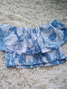 Tie-Dye Off-Shoulder Top