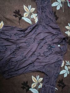 Vintage Floral Print Blouse