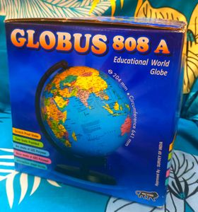 GLOBUS 808 , 360° Rotating Globe, Scratch Proof, Educational Toy