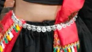 Silver Tone Kamarbandh