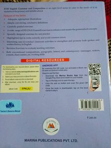 English Grammar And Composition #ICSE BOARD