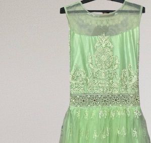 Elegant Green Ethnic Gown