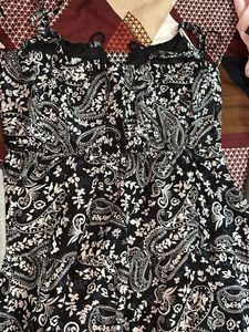 Paisley Print Mini Dress