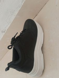 Koovs Black Shoes, has a little heel