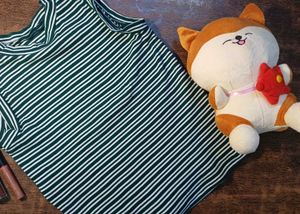 Striped Green Tank Top