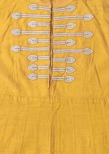 Yellow Embroidered Anarkali Kurta