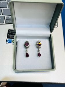 pure silver earrings 925✅