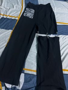 korean black pants with kpop style