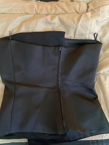Zara Black Bandeu Top