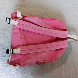 Pink Canvas Backpack