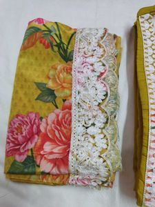 Floral Embroidered Indian Suit