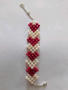 Beaded Heart Bracelet