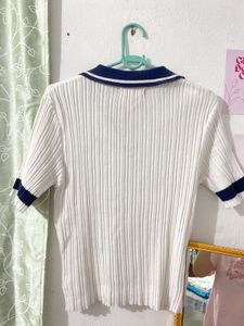 Cute Zudio Knit Polo Top