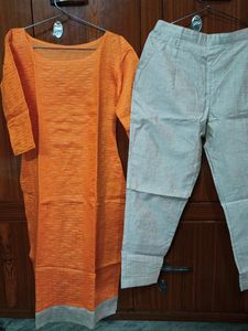 Two Pieces Set Banarsi Cotton