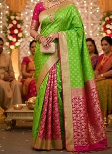 Patali Pallu Pure Banarasi Silk Saree