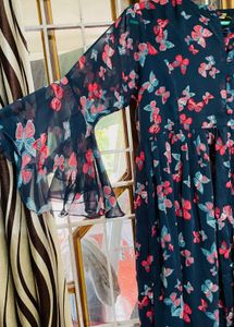 Butterfly Print Dress