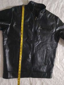 Black Faux Leather Jacket